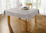 Wachstuch-Tischdecke mit Pusteblumen-Motiv GRAU