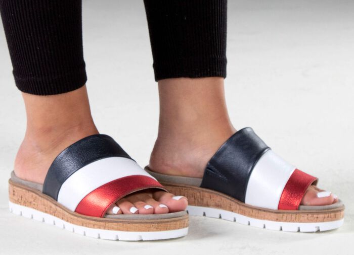 ELENA EDEN, bequeme Damen-Pantoletten, Weite G, mit herausnehmbarem Fu&szlig;bett 