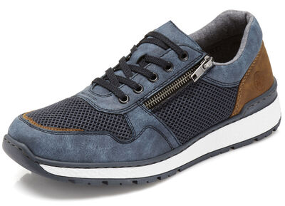 Rieker, bequeme Herren-Sneaker, Weite H, mit herausnehmbarem Fußbett 