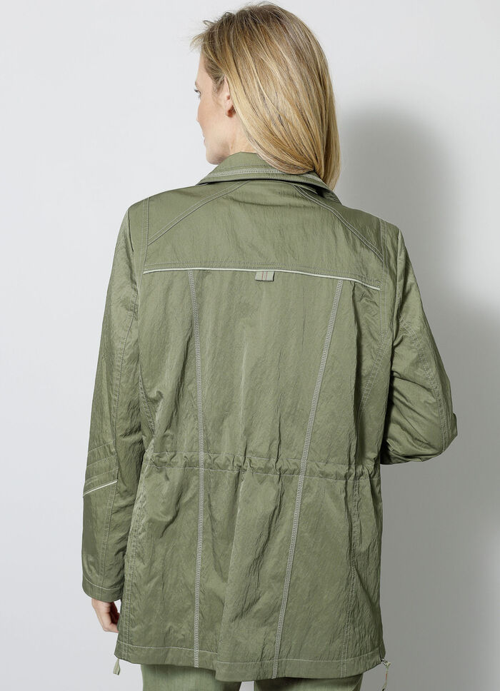 Jacke mit Reißverschlusstaschen 