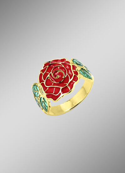 Goldener Damenring mit Charme  Goldener Damenring mit Charme