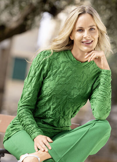 Shirt mit Stehkragen in 5 Farben 