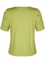 Pullover mit Raffung an den &Auml;rmeln 