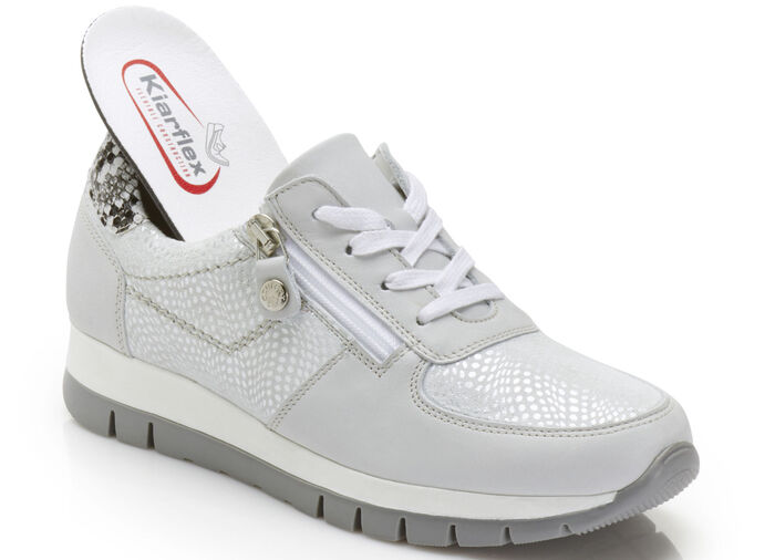 ELENA EDEN Sneaker mit herausnehmbarem Fußbett EISGRAU