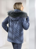 Jacke in 2 Farben STAHLBLAU