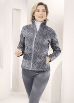Fleecejacke in Strickoptik