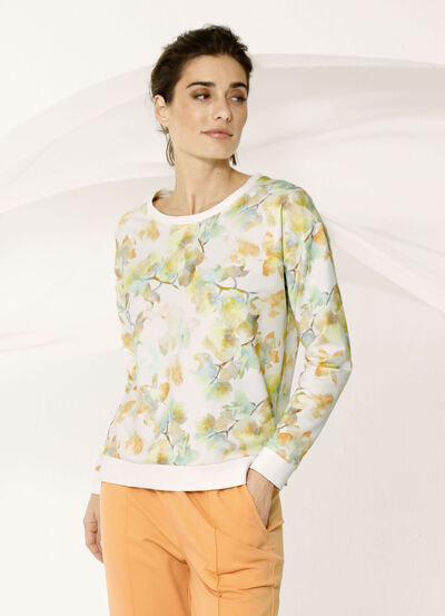 Sweatshirt mit Rundhalsausschnitt 