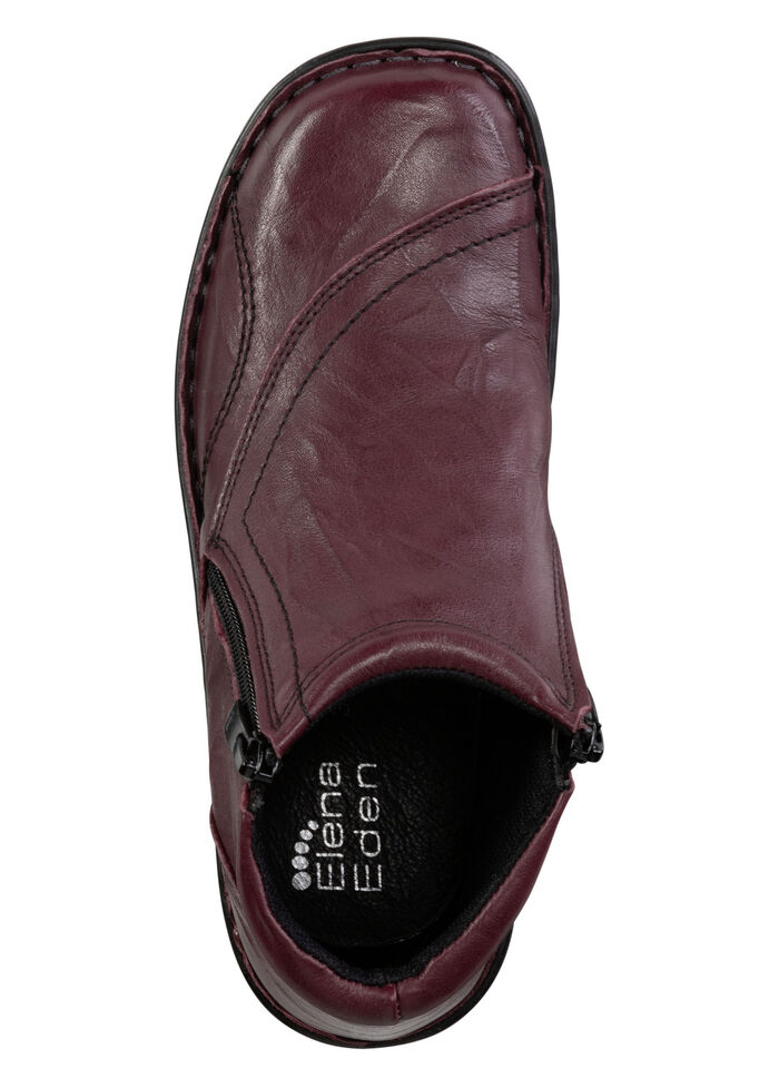 ELENA EDEN, klassische Damen-Boots, mit herausnehmbarem Fußbett BORDEAUX