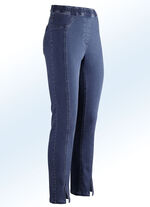 Jeans in Schlupfform DUNKELBLAU