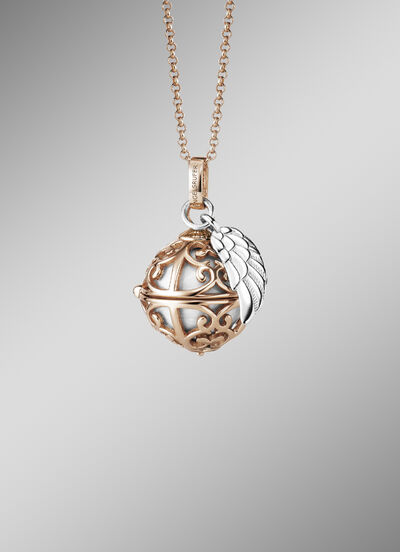 Zeitloser Anhänger mit Engelsflügel 