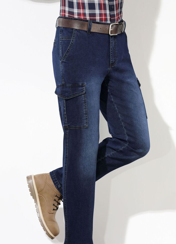 Jeans in 2 Farben DUNKELJEANS