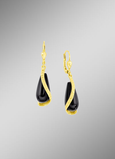Ohrringe mit Onyx 