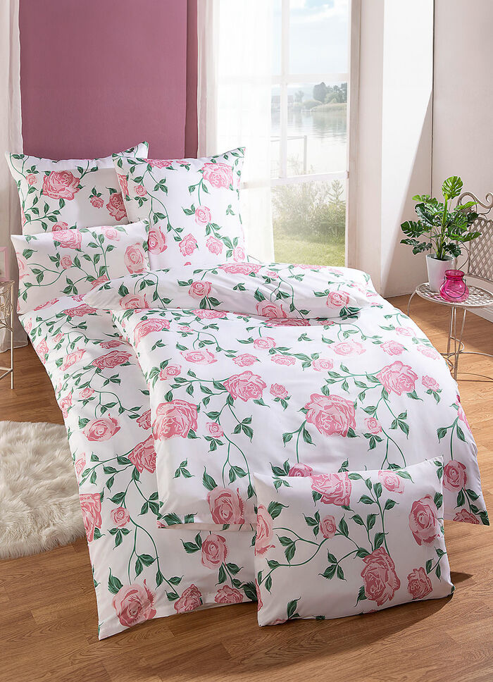 Florella Bettwäsche-Garnitur in Microfaser-Qualität ROSÉ