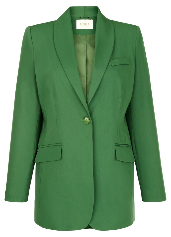 Blazer mit Schalkragen 