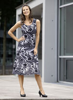 Kleid mit Floral-Dessin 