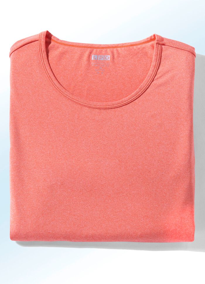 Meliertes Funktionsshirt von „LPO“ in 3 Farben APRICOT