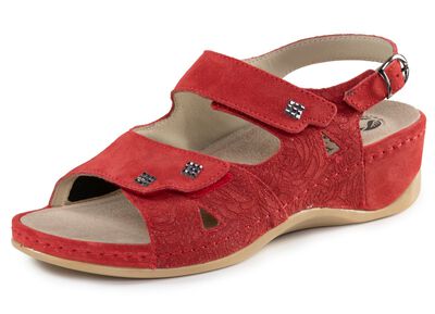 Mubb, bequeme Damen-Sandalen, Weite H, mit herausnehmbarem Fu&szlig;bett 
