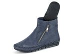 Gemini, bequeme Damen-Stiefeletten, Weite G, mit herausnehmbarem Fu&szlig;bett BLAU