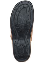 ELENA EDEN Pantolette mit W&ouml;rishofer Kork-Lederfu&szlig;bett 