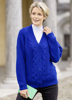 Strickjacke mit dekorativer Struktur 