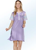 Zweierpack Nachthemden, Kurzarm mit Knopfleiste 