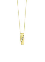 Eleganz in Gold: Anhänger mit 3 Brillanten 