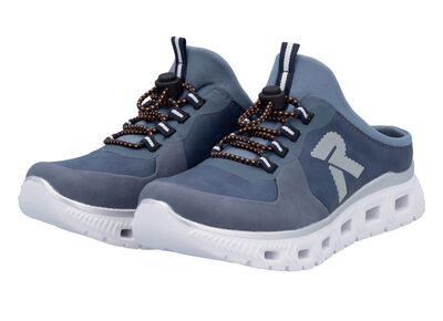 Rieker Slipper mit elastischem Schnellschn&uuml;rsystem mit Stopper 