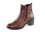 ELENA EDEN, klassische Damen-Stiefeletten, Winterschuhe, Weite G, mit herausnehmbarem Fußbett MARONE
