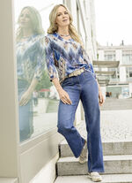 Jeans mit modischen Vordertaschen JEANSBLAU