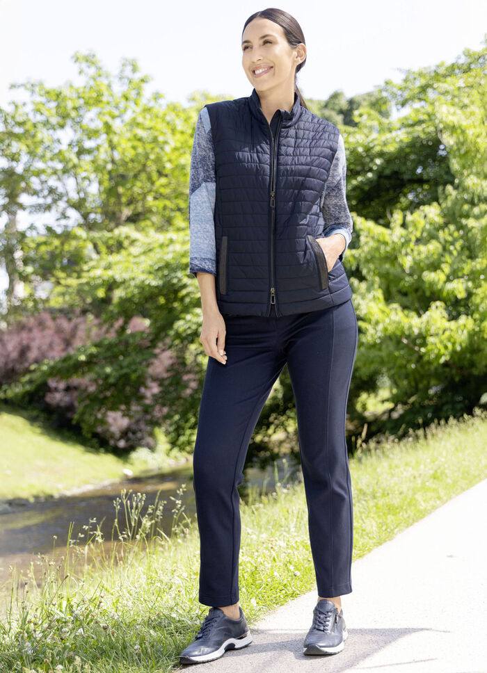 Steppweste mit leichter Wattierung