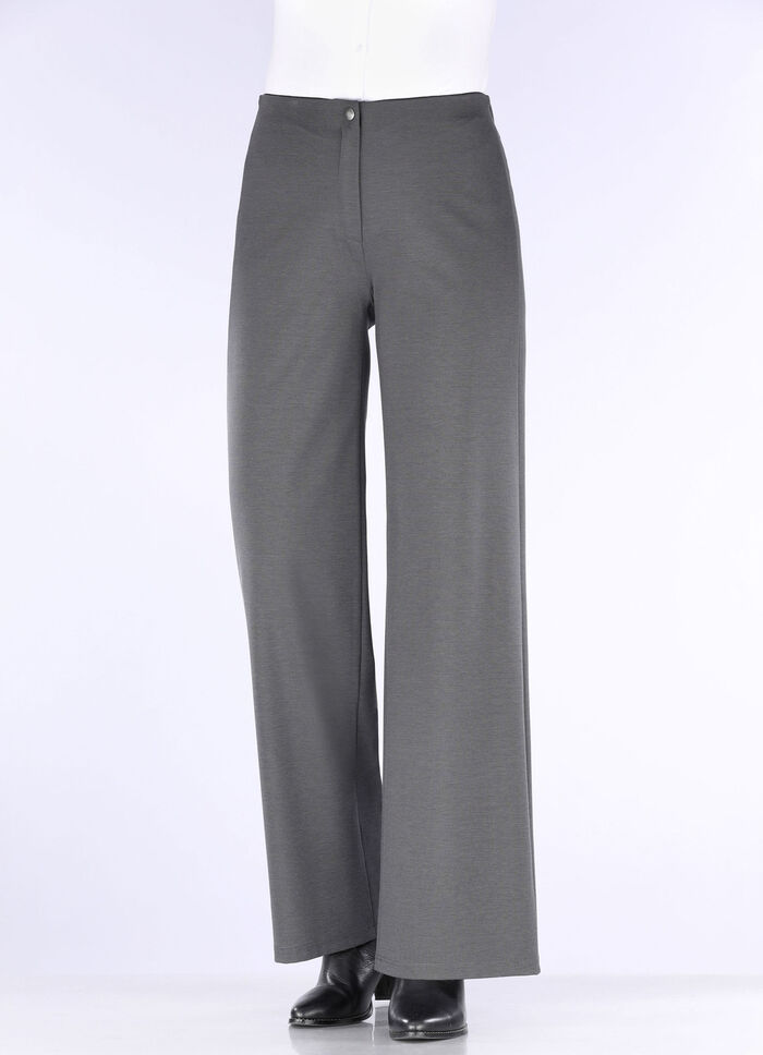 Schicke Hose in bequemer Weite  ANTHRAZIT MELIERT