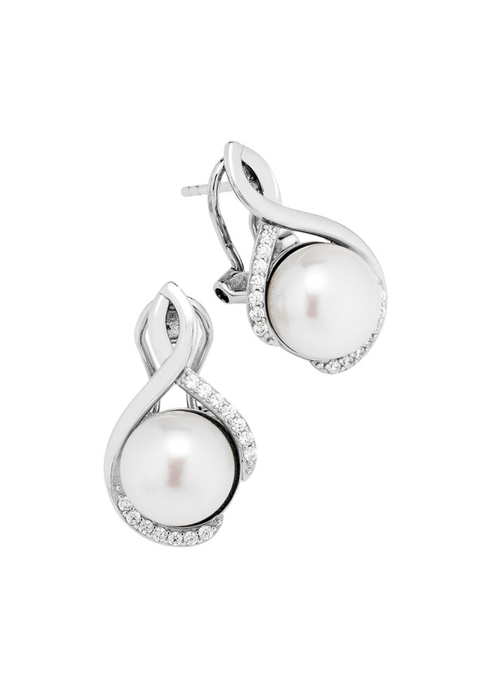 Clipstecker mit S&uuml;&szlig;wasser-Zuchtperle 