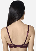 Sassa Zweierpack Bügel-BH aus Elastikspitze 1X BURGUND, 1X PUDER