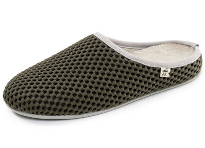 Leichte Herren-Hausschuhe, mit herausnehmbarem Fu&szlig;bett 