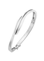 Stilvoller Armreif, glänzend/mattiert 