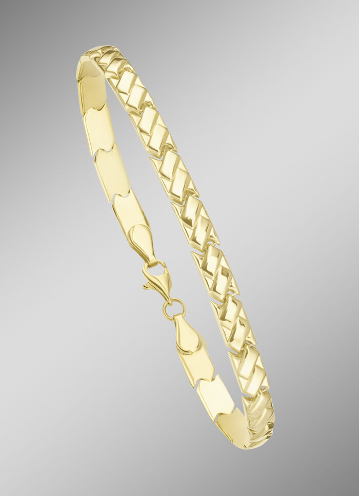 Elegantes, glänzendes Armband mit Karabiner 