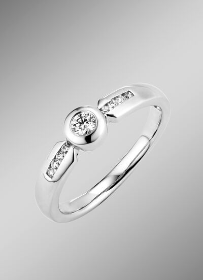 Damenring aus Platin 