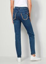 Jeans mit sch&ouml;ner Stickerei im Ethno-Stil 