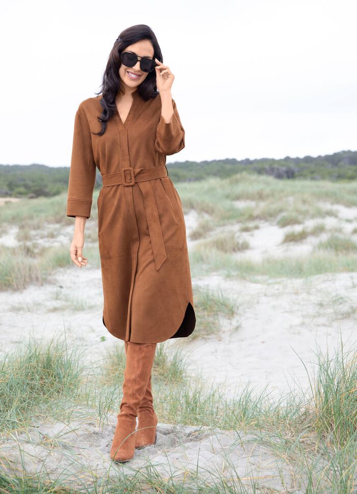 Kleid mit Bindeg&uuml;rtel 