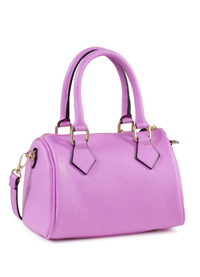 Laurina Tasche mit abnehmbarem Schmuck-Anhänger PINK