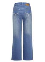 Jeans mit modischer Beinweite JEANSBLAU