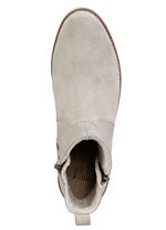 ELENA EDEN Stiefelette aus Veloursleder SAND