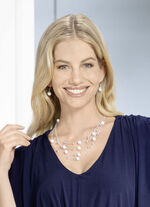 Schmuck-Set, 2-teilig, bestehend aus Halskette und Ohrhaken 