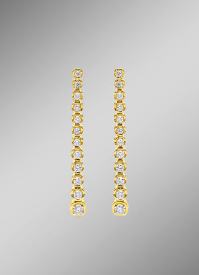 Edle Ohrstecker mit Brillanten 