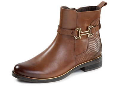 ELENA EDEN, schicke Damen-Stiefeletten, Winterschuhe, Weite G, mit Reißverschluss 