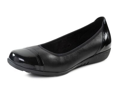 ELENA EDEN, klassische Damen-Ballerinas, Weite G, mit herausnehmbarem Fu&szlig;bett 