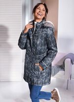 Longjacke mit abnehmbarer Kapuze 
