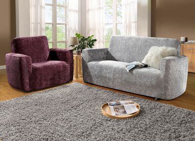 Edle und strapazierf&auml;hige Stretchbez&uuml;ge in Samtoptik 