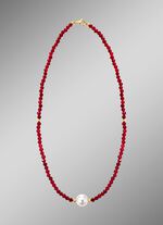 Halskette mit  Muschelkernperle 