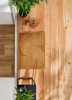 Kokosfu&szlig;matte mit rutschhemmender R&uuml;ckseite 